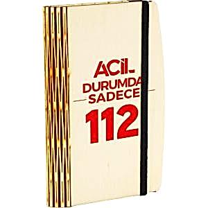 Ahşap Notluk ( 10 x 13,5 x 2 cm )