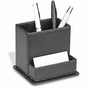 Deri Kalemlik ve Notluk ( 10,5 x 11 x 16,5 cm )