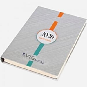 Gizli Spiralli Günlük Ajanda ( 15 x 21 cm )