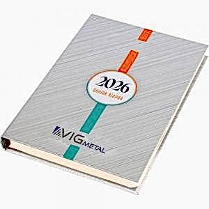 Gizli Spiralli Günlük Ajanda ( 17 x 24 cm )