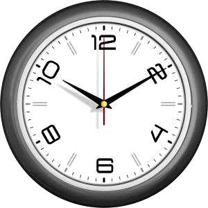 Plastik Duvar Saati ( Ø 28 cm )