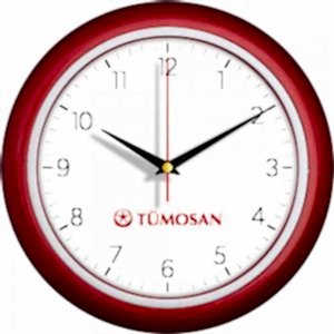 Plastik Duvar Saati ( Ø 28 cm )