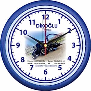 Plastik Duvar Saati ( Ø 28 cm )