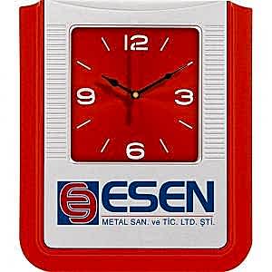 Plastik Duvar Saati ( 29 x 37 cm )