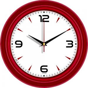 Plastik Duvar Saati ( Ø 32 cm )