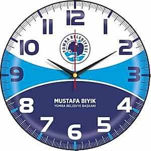 Bombe Cam Duvar Saati ( Ø 30 cm )