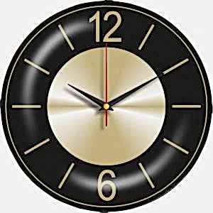 Bombe Cam Duvar Saati ( Ø 30 cm )