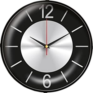 Bombe Cam Duvar Saati ( Ø 30 cm )