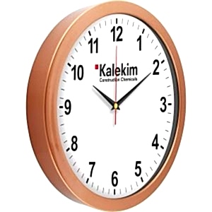 Metalize Duvar Saati ( Ø 30 cm )