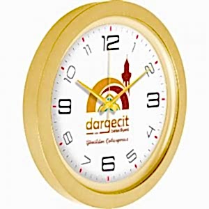 Metalize Duvar Saati ( Ø 40 cm )