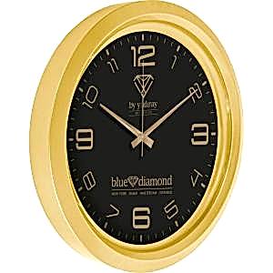 Metalize Duvar Saati ( Ø 40 cm )