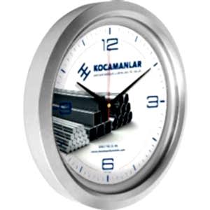 Metalize Duvar Saati ( Ø 40 cm )