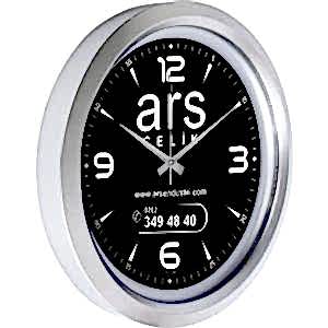 Metalize Duvar Saati ( Ø 40 cm )
