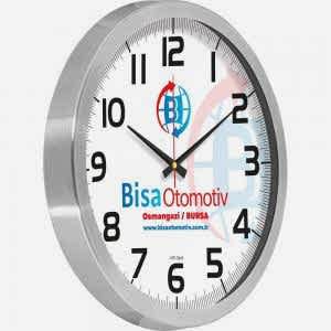 Alüminyum Duvar Saati ( Ø 40 cm )
