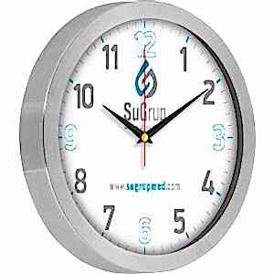Alüminyum Duvar Saati ( Ø 25 cm )